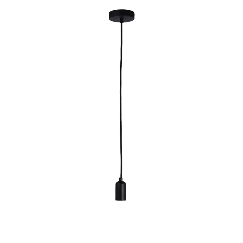 Darmowy zwrot Endon Lampa wisząca Studio 1x60W E27 Czarny Matowy
