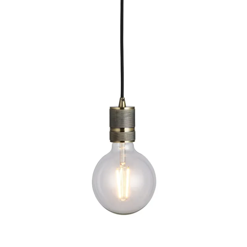 Obniżka ceny Endon Lampa wisząca Urban 1x60W E27 Antyczny mosiądz