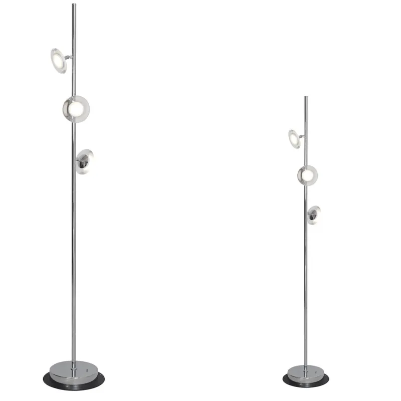 Darmowy zwrot Lampa stojąca podłogowa ELLIPSE ML177 Milagro 15W Metal + Akryl Chrom