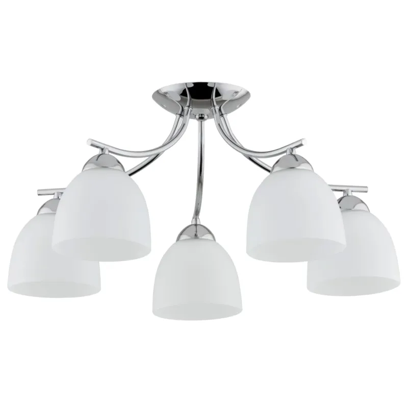 Lampa sufitowa Ajax 63177 Alfa 5xE27 LED Metal Chrom Oferta limitowana