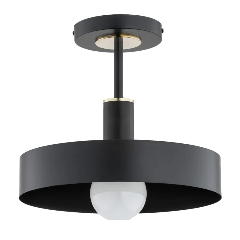 Premium Lampa sufitowa Beryt 60976 Alfa 1xE27 LED Metal Złoty Antyk + Czarny