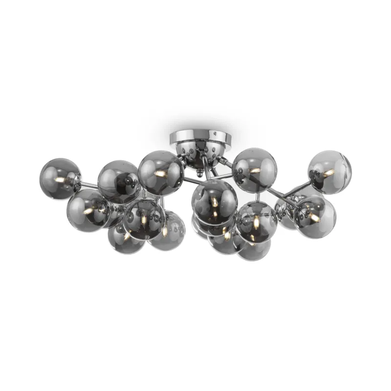 Promocja Lampa sufitowa Dallas MOD545PL-20CH Maytoni G9x28W Metal/Szkło Chrom/Przydymiony