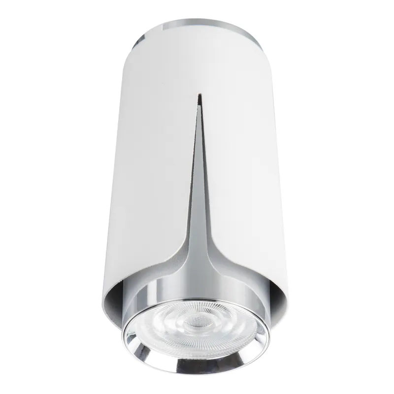 Lampa sufitowa FLOWER ML0270 Milagro 1xGU10 max 8W LED Aluminium Biały + Chrom Okazja
