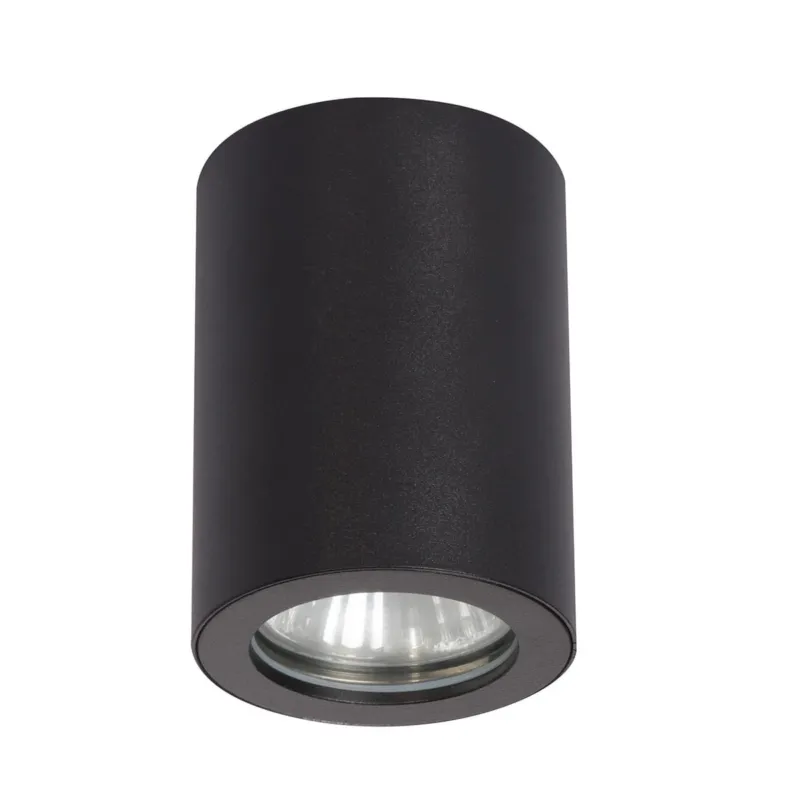 Lampa sufitowa natynkowa Faro LP-6510/1SM BK Light Prestige 1x GU10 Metal Czarny Ostatnia szansa