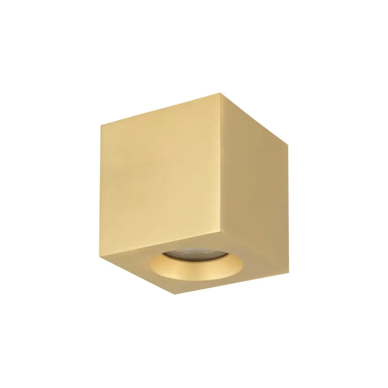Tylko dziś Lampa sufitowa natynkowa PARANA 10720 Nowodvorski 1xGU10 R50 15W only LED Aluminium Mosiądz