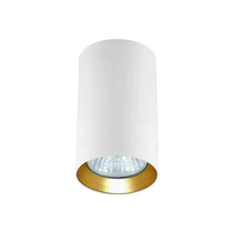 Lampa sufitowa natynkowa tuba Manacor LP-232/1D - 90 WH/GD Light Prestige 1xGU10 Metal /Złoty/Biały Tylko dziś