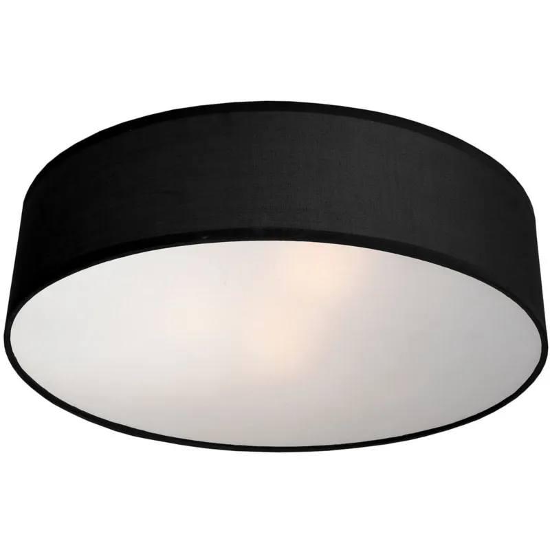 Lampa sufitowa plafon Alto LP-81008/3C BK Light Prestige 3x E14 Tkanina Czarny Szybka dostawa