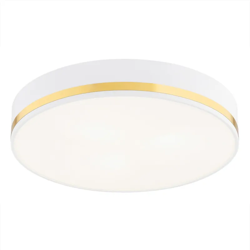 Lampa sufitowa Plafon Amore 7034 Argon 2xE27 15W Szkło/ Stal Lakierowana, Biały/Złoty Oferta