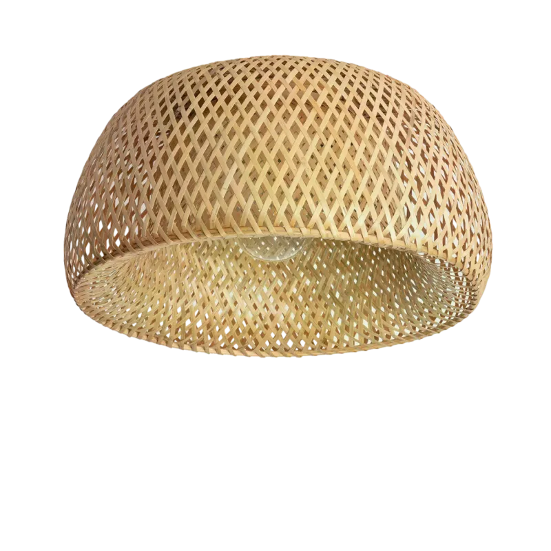 Nowy Lampa sufitowa plafon Boho ABR-PL-BH-E27 Abruzzo 1xE27 40W Bambus Brązowy