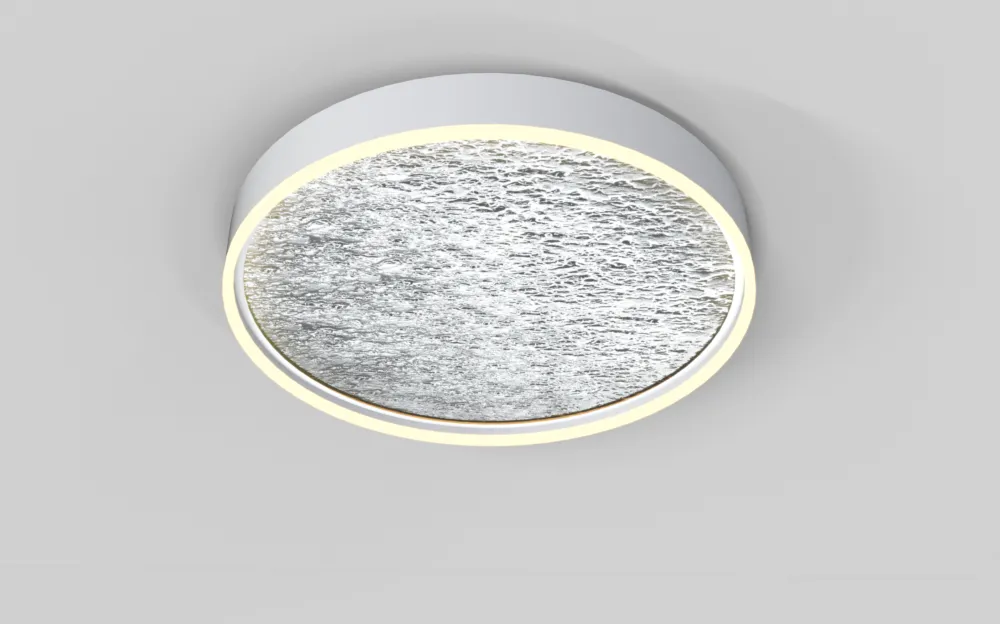 Lampa sufitowa plafon Bordeaux 9002-103L Aviano Lighting 1xLED 60W Metal / Tworzywo Srebrny Bezpieczne zakupy