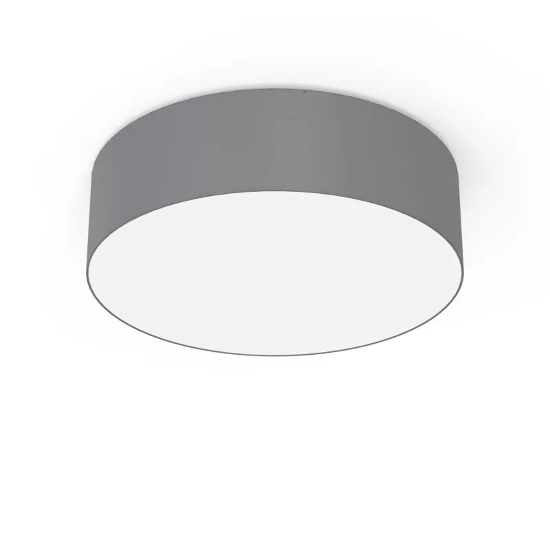 Lampa sufitowa plafon CAMERON 9682 Nowodvorski 15W LED E27 Tkanina Szary Szybka dostawa