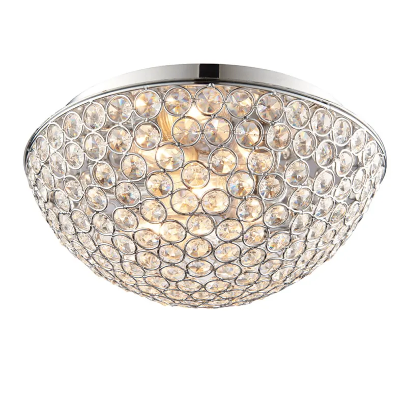 Dostępne od ręki Lampa sufitowa plafon Chryla Endon 3x8W Chrom Stal