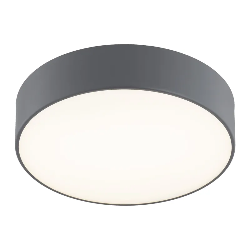 Nowy Lampa sufitowa Plafon Darling 3080 Argon 2xE27 15W Stal Lakierowana/ Szkło, Ciemno-szary