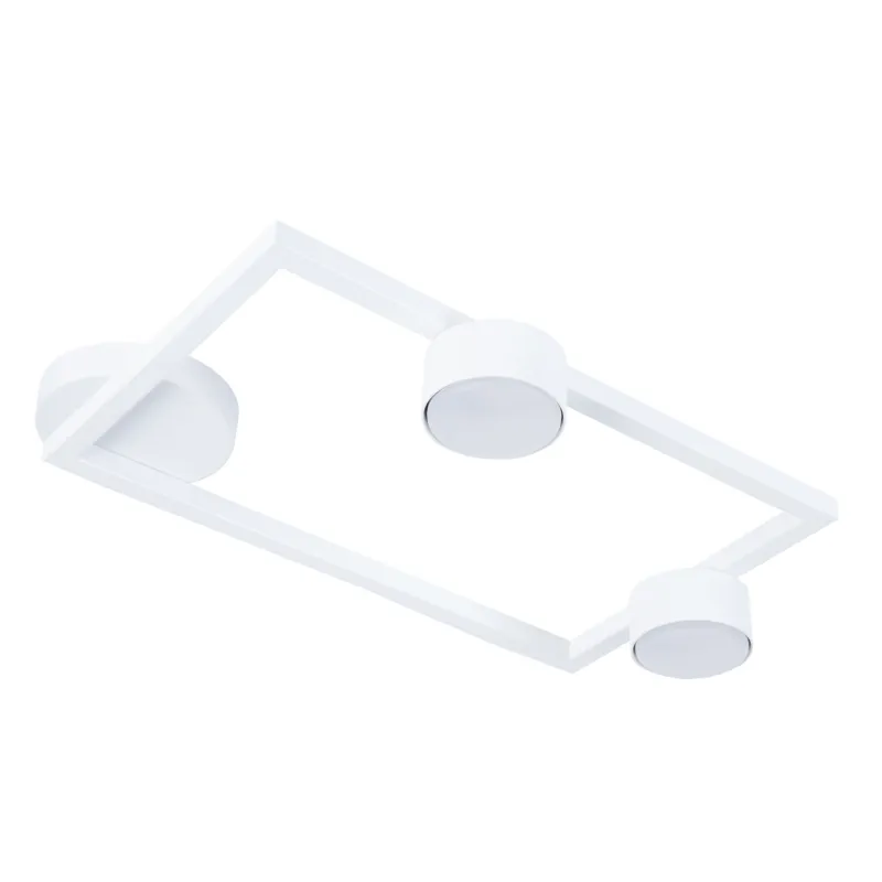 Nowość Lampa sufitowa Plafon FRAME Sigma Lighting 2x GX53 MAX 12 W LED Stal lakierowana Biały/Biały