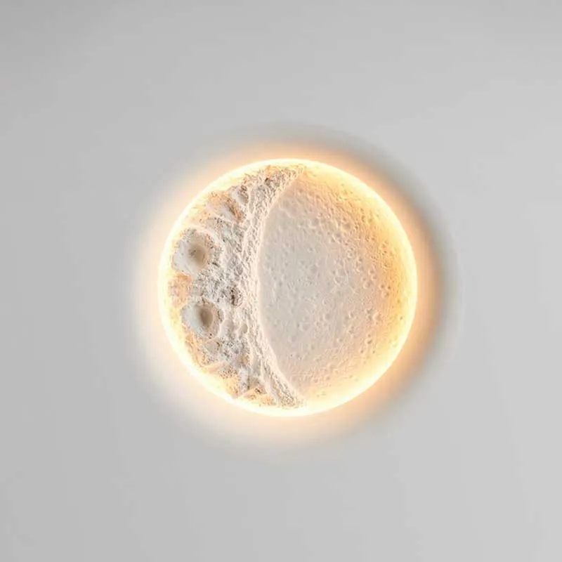 Nie przegap Lampa sufitowa plafon Moon ABR-PWO-MOON-60CM Abruzzo LED Metal Biały