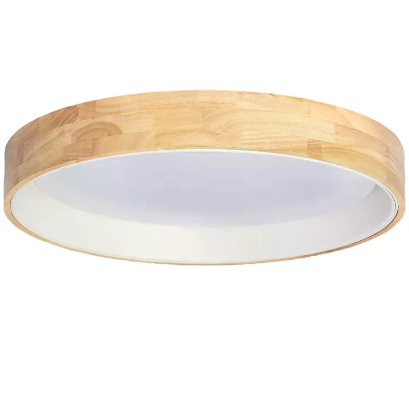 Tani Lampa sufitowa plafon naturale ABR-PLODV-B-30W-CCT Abruzzo 1xLED Metal Drewniany
