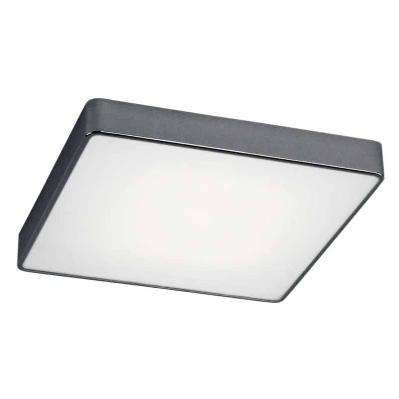 Lampa sufitowa Plafon Ontario 653 Argon 2xE27 15W Stal Lakierowana/ Szkło, Ciemno-szary Łatwy zwrot