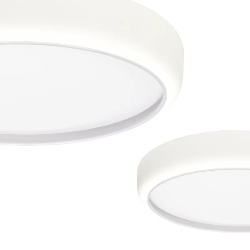 Nowy Lampa sufitowa plafon PLAFONIERY ML6393 Milagro 36W LED Tworzywo Sztuczne + Metal Biały