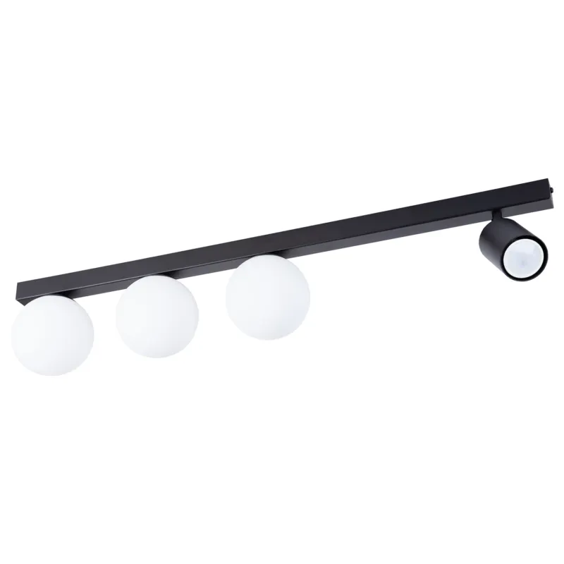 Lampa sufitowa Plafon TAVIRA Sigma Lighting 3XG9 MAX 12W LED, 1XGU10 MAX 10W LED Stal lakierowana Czarny/Biały,Czarny Ograniczona ilość