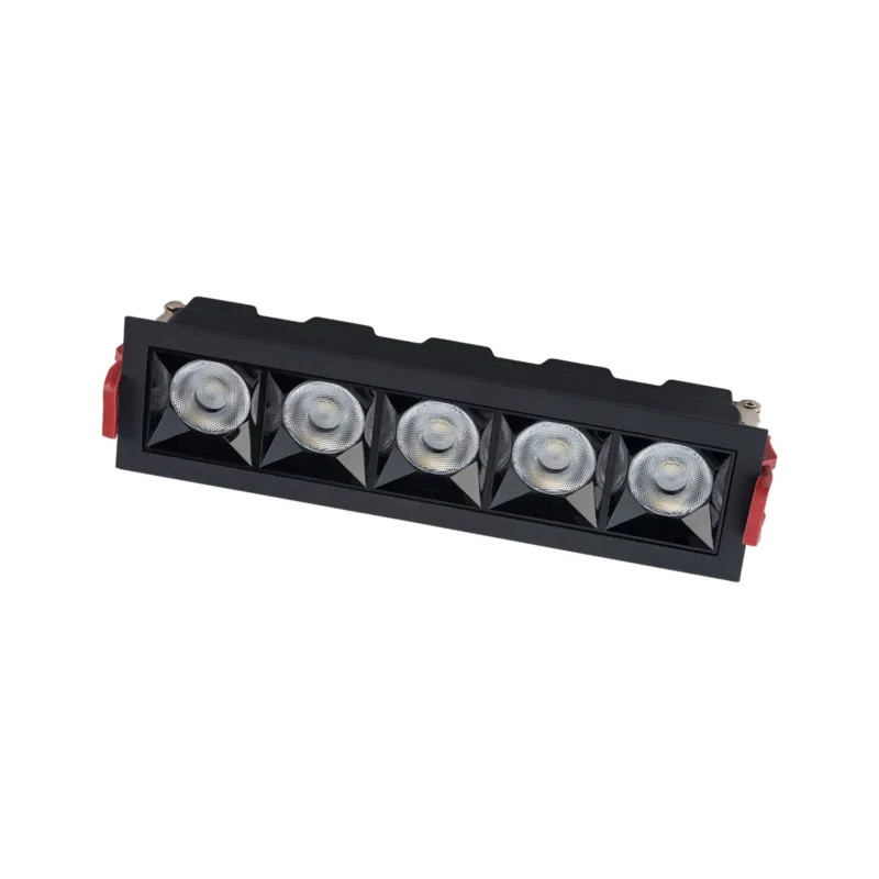 Promocja Lampa sufitowa podtynkowa MIDI LED RECESSED 10062 Nowodvorski LED 20W Aluminium lakierowane Czarny