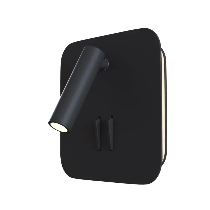 Lampa ścienna kinkiet Ios 176 C175-WL-01-6W-B Maytoni LEDx9W Aluminium/ Czarny/ Nowość