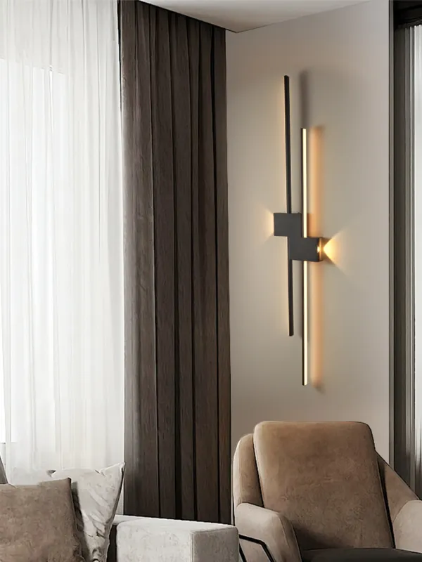 Dostępne od ręki Lampa ścienna kinkiet Linealo 4202-0410 Aviano Lighting 4xLED 25W Metal / Tworzywo Czarny Mat