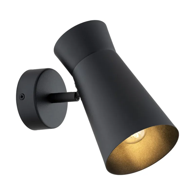 Lampa ścienna kinkiet Lord 8763 Argon 1x7W E14 Stal lakierowana Czarny struktura Kup online
