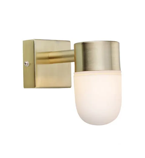 Lampa ścienna Kinkiet Menton 106374 Markslojd 1xG9 18W Mosiężny Biały Darmowy zwrot