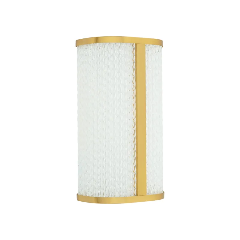 Popularny Lampa ścienna Kinkiet PALMAS LED 10730 Nowodvorski xLED 15W Aluminium Mosiądz