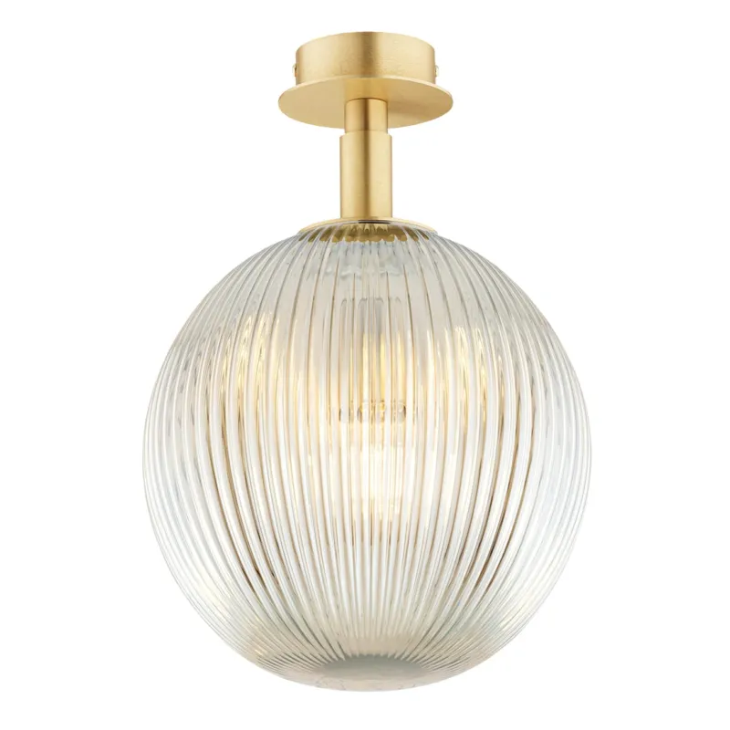 Lampa ścienna Kinkiet Paloma 8518 Argon 1xE27 15W Szkło/ Mosiądz, Szary Lister / Mosiądz Szczotkowany Tylko do końca tygodnia