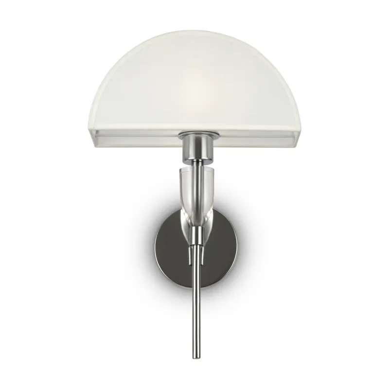 Darmowy zwrot Lampa ścienna kinkiet Prima Z034WL-01CH Maytoni E27x60W Metal i akryl/Bawełna Chrom/Biały