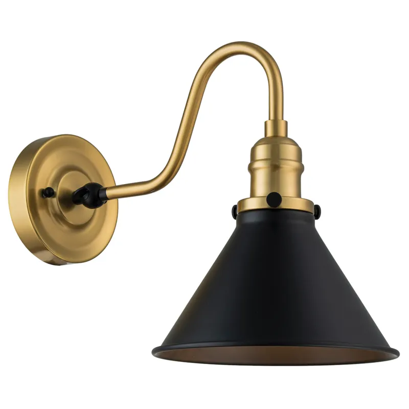 Wybór klientów Lampa ścienna Kinkiet Provence PV1-AB-MB Elstead Lighting 1xE27 60W Stal Złoty, Czarny
