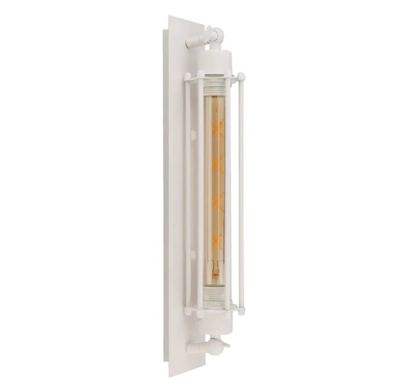 Lampa ścienna kinkiet Retro ABIGALI-KR-E27-WHITE Abigali 1xE27 Metal Biały Cena promocyjna