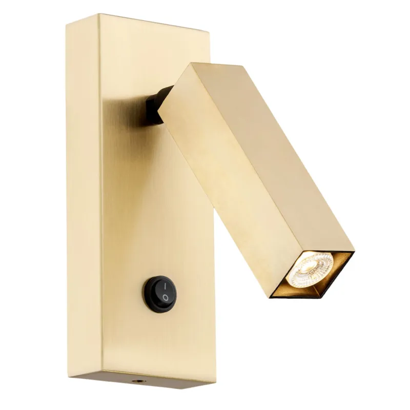 Lampa ścienna Kinkiet Rock 4737 Argon 1xG9 6WLED Mosiądz , Mosiądz Szczotkowany Oferta czasowa