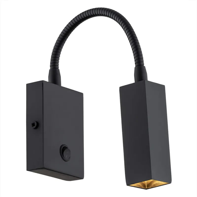Lampa ścienna Kinkiet Rockstar 4758 Argon 1xG9 6WLED Stal Lakierowana, Czarny Okazja
