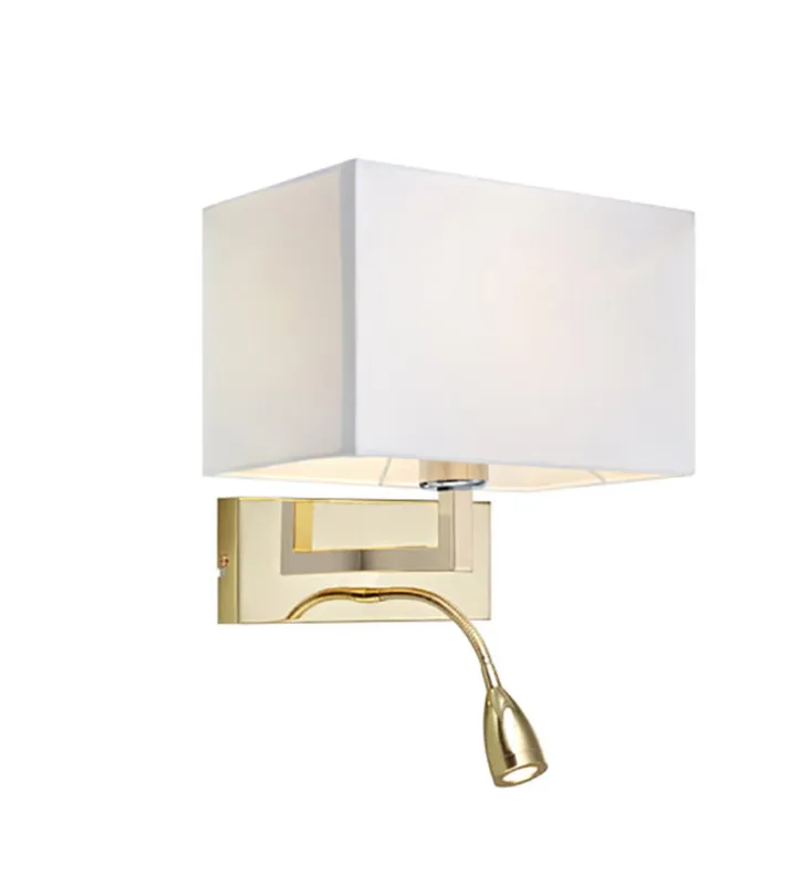 Lampa ścienna Kinkiet Savoy 106308 Markslojd 2xE27+LED 60W+3W Mosiężny Biały Zamów teraz