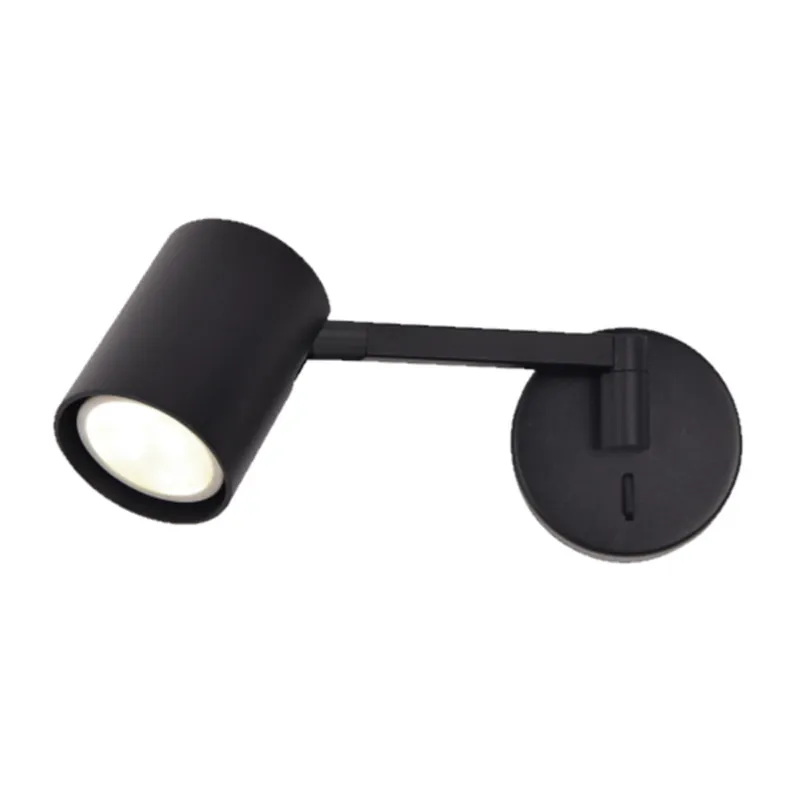 Lampa ścienna kinkiet Snow LP-731/1WL BK Light Prestige 1xGU10 Metal Czarny Nowość