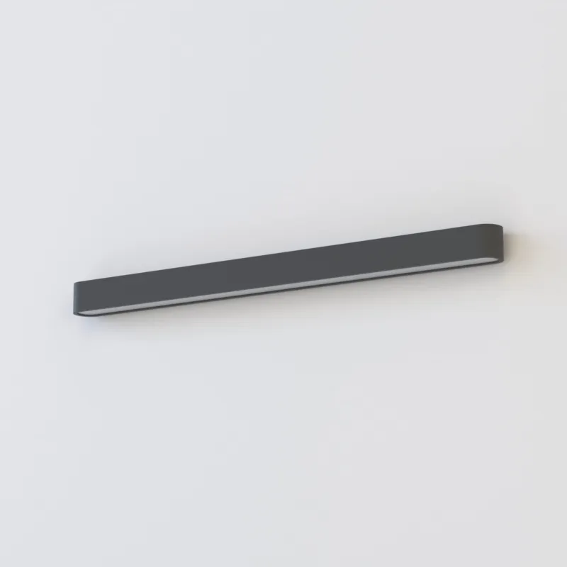 Lampa ścienna Kinkiet SOFT WALL LED 90X6 7534 Nowodvorski 1xLED TUBE T8 16W Aluminium lakierowane Grafitowy Rabat