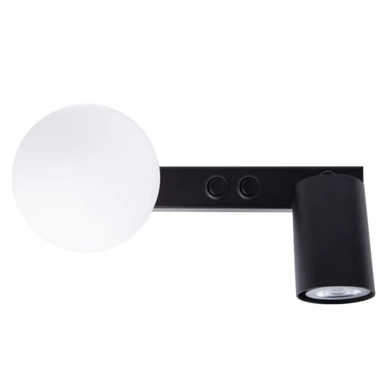 Lampa ścienna Kinkiet TAVIRA Sigma Lighting 1XG9 MAX 12W LED, 1XGU10 MAX 10W LED Stal lakierowana Czarny/Biały,Czarny Ostatnie sztuki