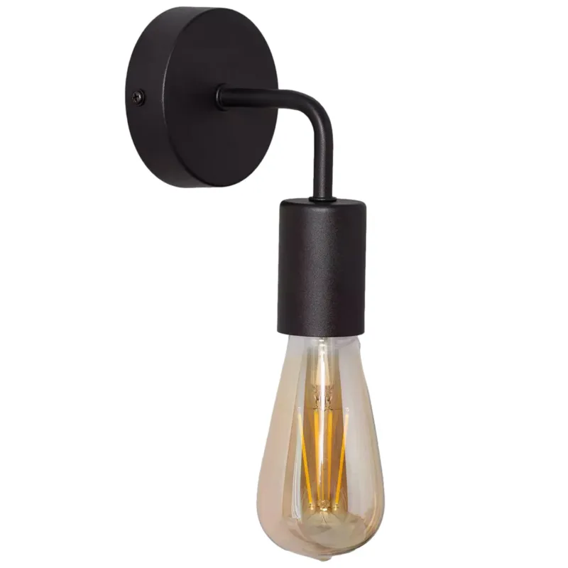 Ostatnia szansa Lampa ścienna kinkiet Tesoro ABR-KR-C-E27 Abruzzo 1xE27 40W Metal Czarny