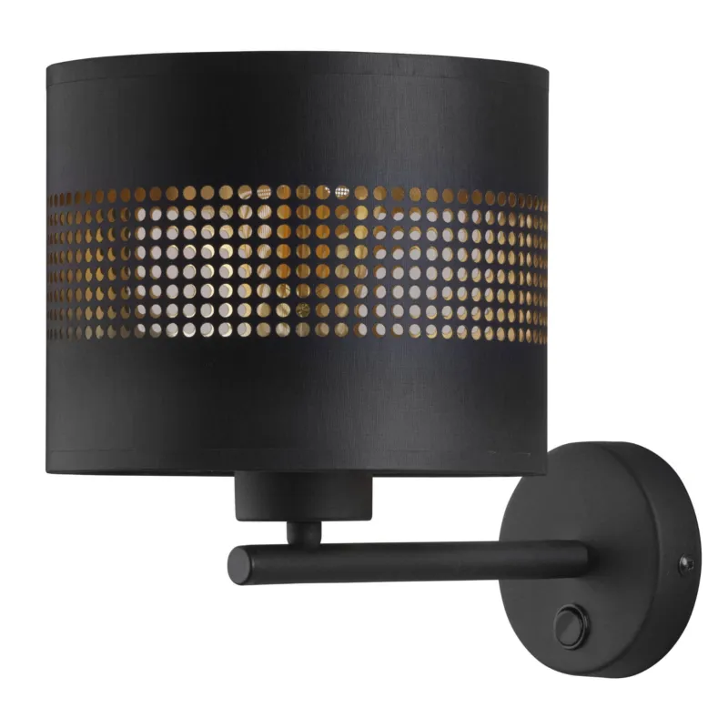 Do wyczerpania zapasów Kinkiet Tago Black 1x E27 - TK Lighting
