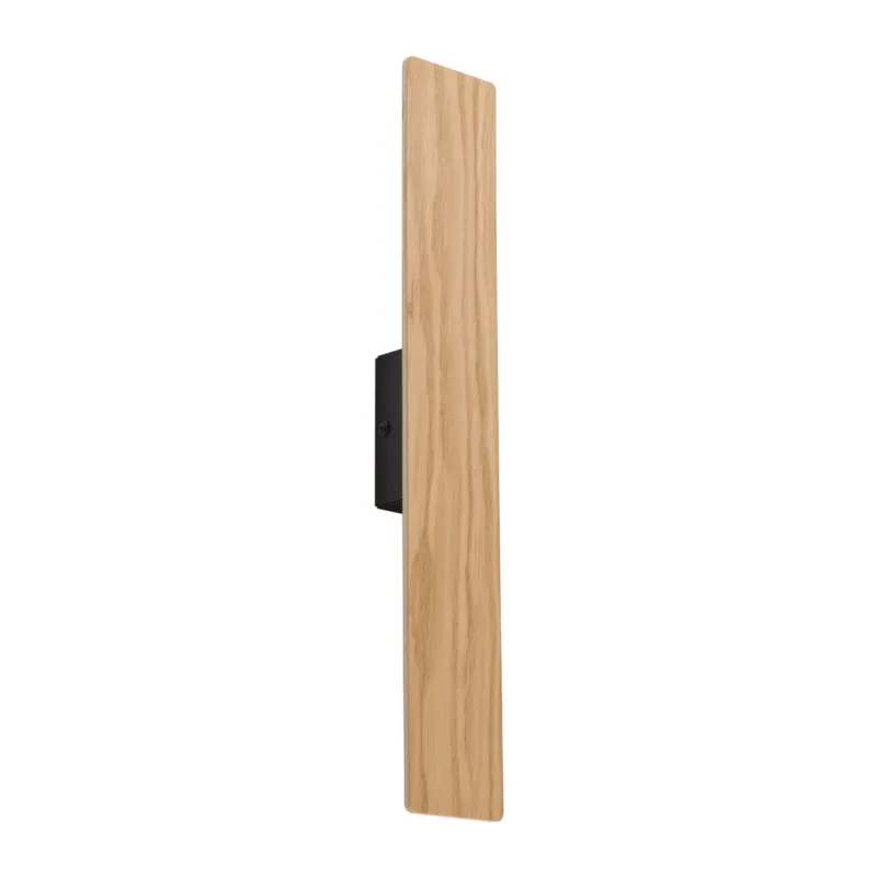 Hit sprzedaży Kinkiet Tavola Long Czarny, Dąb 2x G9 - TK Lighting
