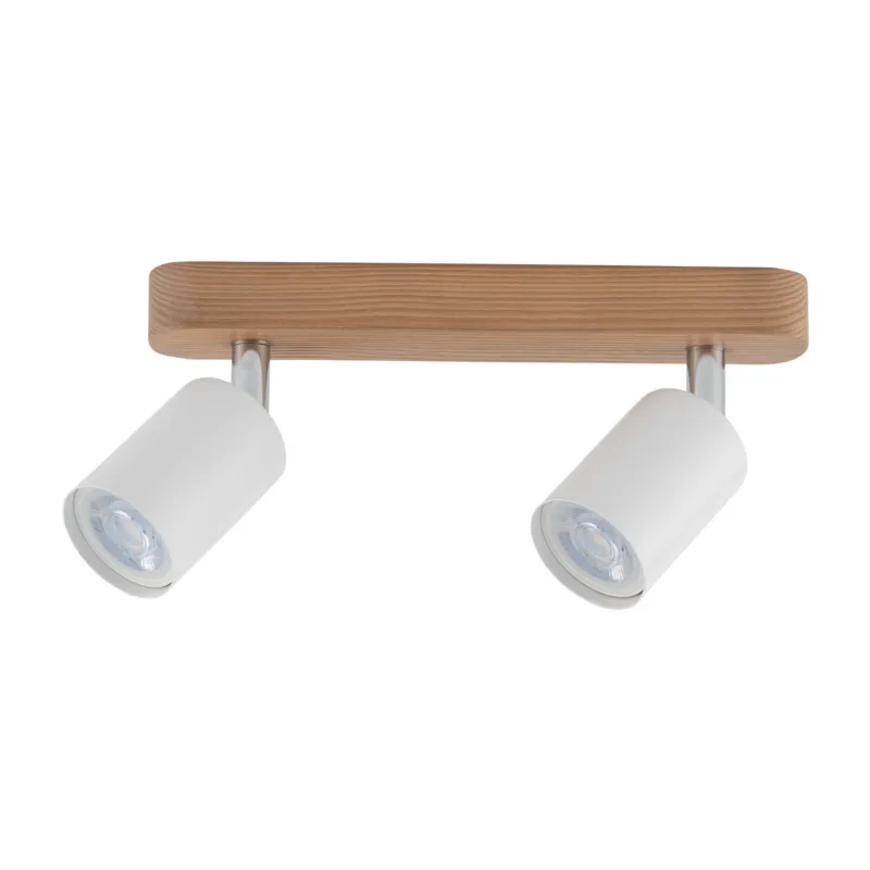 Kinkiet Top Wood White 2x GU10 - TK Lighting Sprawdź teraz
