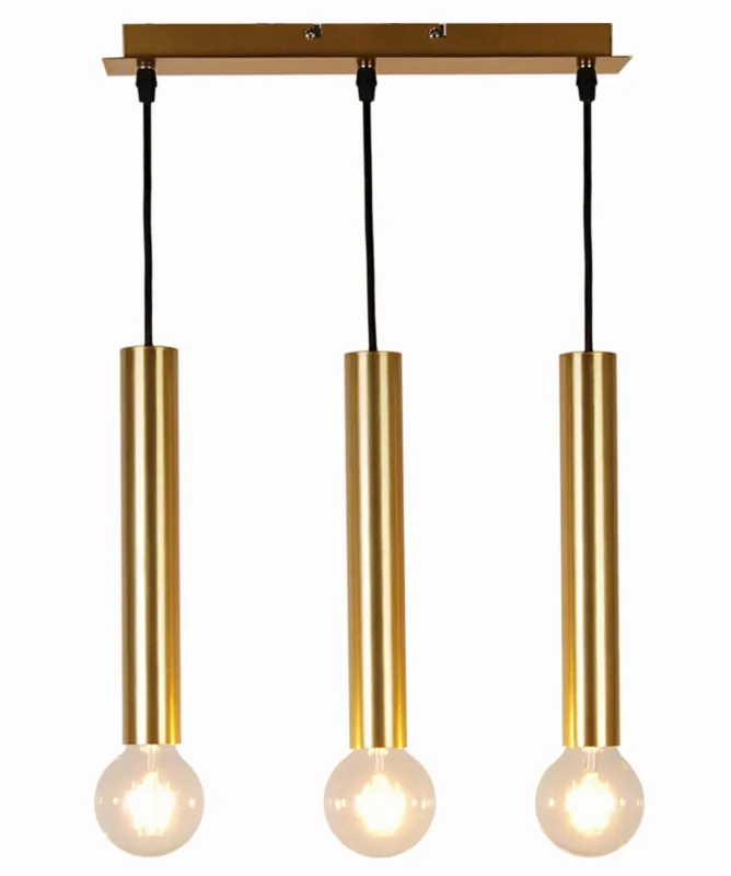 Okazja Lampa 284 wisząca Candellux Dallas złota 3×E27