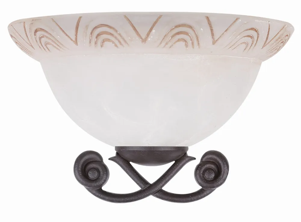 Lampa 3833 sufitowa Candellux Gio patynowa z kloszem szklanym 1×E27 Popularny