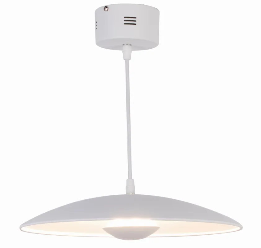 Lampa 5013 wisząca Candellux Lund biała 1×LED Oferta limitowana