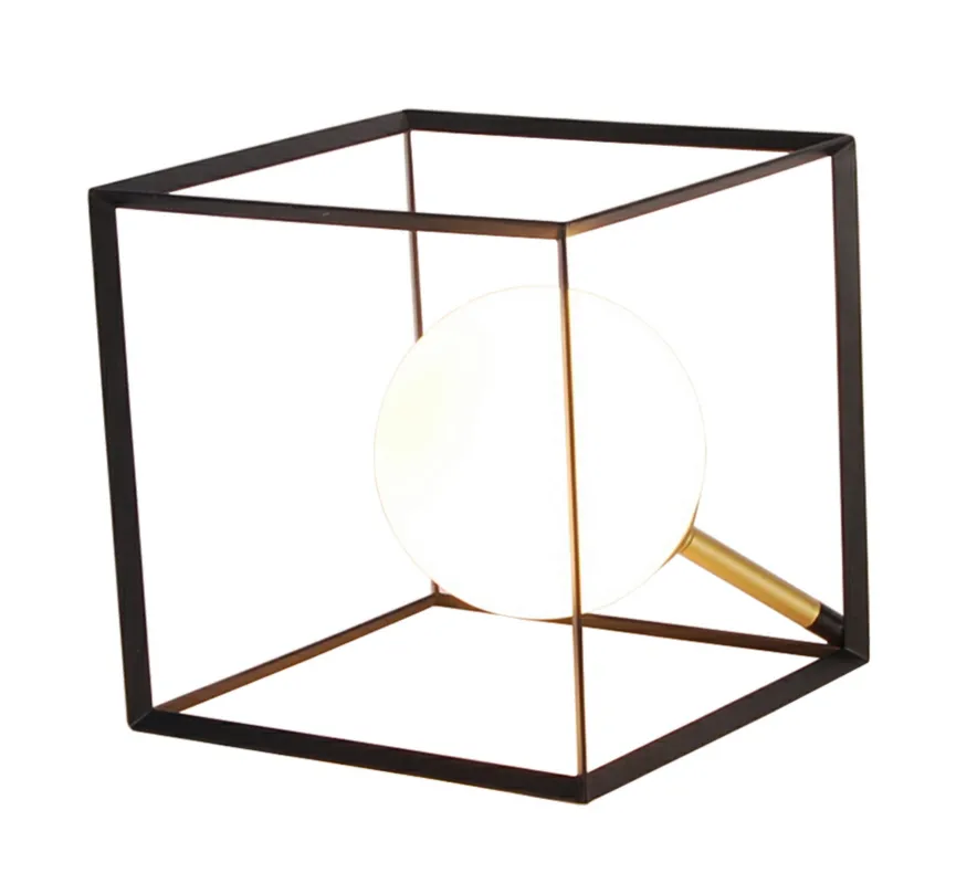 Lampa 5050 stołowa Candellux Weert czarna ze złotym 1×G9 Dostępne od ręki
