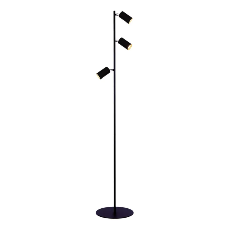 Lampa podłogowa MONTI K-4409 Czarny 3 źr., GU10, 10W LED - Kaja Ostatnie sztuki