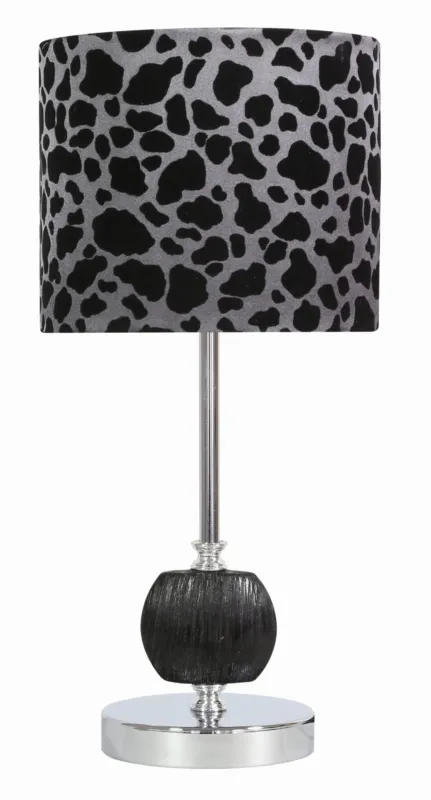 Lampa stołowa Candellux Cort czarna 1×E27 Nowość