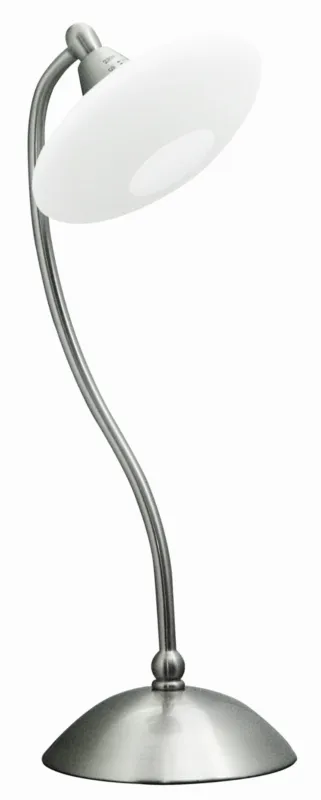 Super okazja Lampa stołowa Candellux Elisa satynowa z ażurowym kloszem 1×G9